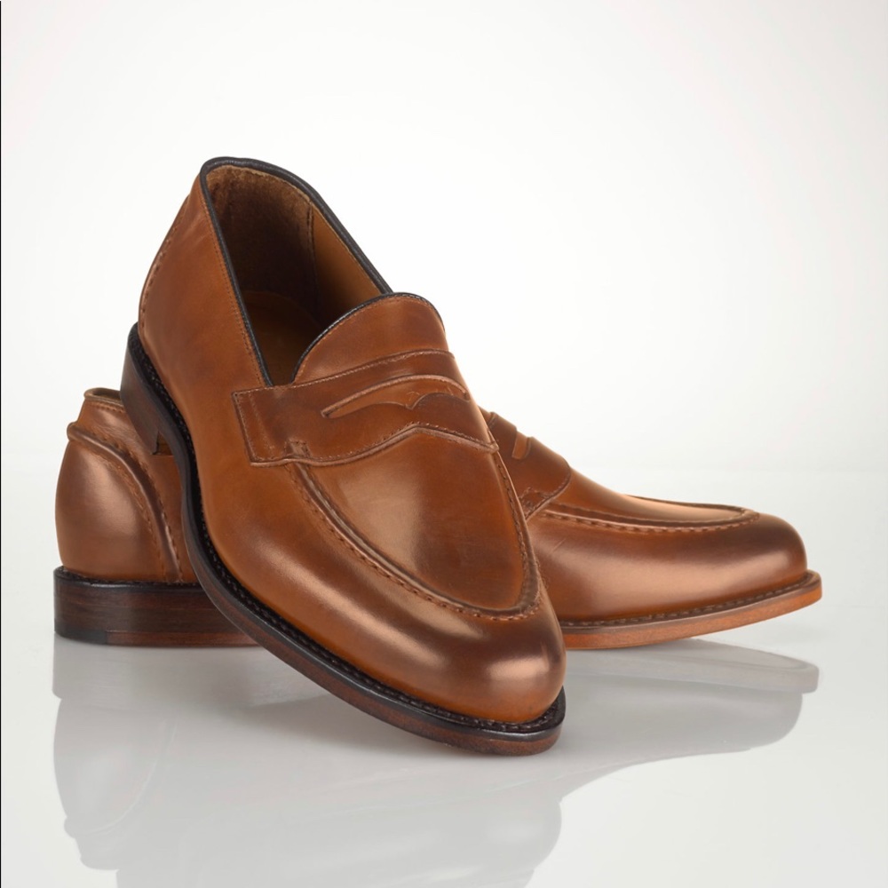 Ralph Lauren Purple Label Calfskin Loafers
